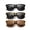 (3 Pack) Black/Black/Brown, variant on KALIYADI Womens-Sunglasses Polarized Sunglasses-Womens Trendy: Retro Sun Glasses with UV Protection for Travel Driving