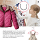 thumbnail image 4 of 50 Ganchos Infantiles De Terciopelo Antideslizantes 360º Xtellar Color Rosa, 4 of 4