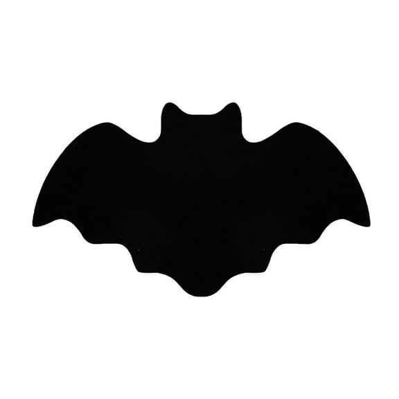 8pcs Halloween Placemats, Black Scary Bats Place Mats, Heat Resistant Dining Table Placemat Kitchen Table Mats Set of 4 for Table Decor Party Supplies,L