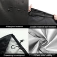 thumbnail image 2 of ERQVHQV Mesa de jardín Rectangular Cubierta Impermeable para Muebles de jardín Cubierta Protectora para Muebles de jardín Lona Lona para Muebles de Exterior a Prueba de Viento, 210D Anti-UV 180*120*74cm oso de fresa Electrónica, 2 of 5