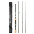 thumbnail image 1 of Portable Travel Fishing Rod Lightweight Carbon Fiber 4 Pieces Fishing Pole, 1 of 7