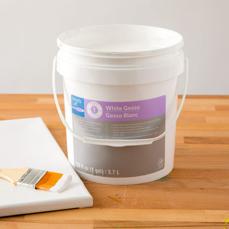 4 Pack: White Acrylic Gesso by Artist's Loft®, 1gal.