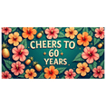 thumbnail image 2 of Glamorous Gold 60 Years Backdrop Banner, Cheerful Party Decor, Photography Props for Milestone Celebration Event Anniversary Birthday Party Decorations, 2 of 8