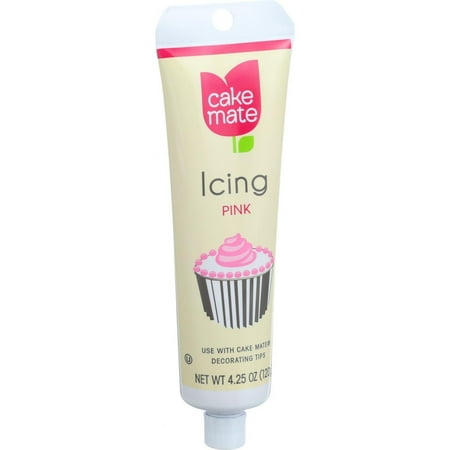 Cake Mate Decorating Icing - Pink - 4.25 oz - Case of 6 ...