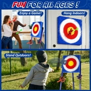 Flooyes Throwing Target Game Set, Shoot Game Toy Dart & Axe Throwing Toy Set with Dartboard, Birthday Gift for Kids Boys 6 7 8 9 10+ Years Old
