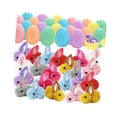 thumbnail image 2 of 24 Conteos de coloridos huevos de Pascua con juguetes, favores de fiesta para niños y adolescentes, 2 of 9