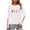 #305-White, variant on Womens Loose Long Sleeve T Shirts 2025 Basic Crewneck Tee Fall Tops Casual Workout Christmas Clothes