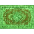 thumbnail image 1 of Ahgly Company Indoor Rectangle Persian Green Traditional Area Rugs, 4' x 6', 1 of 1