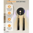 thumbnail image 6 of Sentryse Toothbrush Holder, Electric UV Toothbrush Cleaner, 2 Cups Tooth Brush Holder Wall Mounted Bathroom Decor, Black, 6 of 8