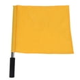 thumbnail image 3 of Haqieyen 4pcs Stainless Steel Referee Flag for Sports Competition (Yellow), 3 of 5