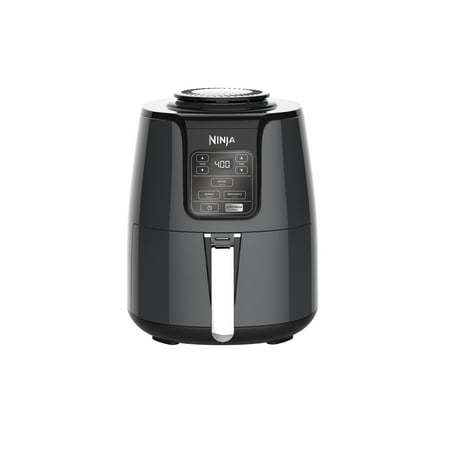 

econmic 4 Quart Air Fryer with Reheat & Dehydrate Black Silver AF100WM
