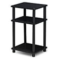 thumbnail image 2 of FURINNO Table d'Appoint à 3 Niveaux, Lot de 1, Américain/noir, 2 of 4