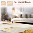 thumbnail image 2 of ODIKA 8' x 10' Machine Washable Non-Slip Area Rug, Contemporary Wave High Traffic Rug, Gray, 127399, 2 of 7