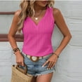thumbnail image 2 of FJUCHAI Womens Tops Vest V-Neck Sleeveless Soft Summer Tees Loose Vest S-XXL, 2 of 9