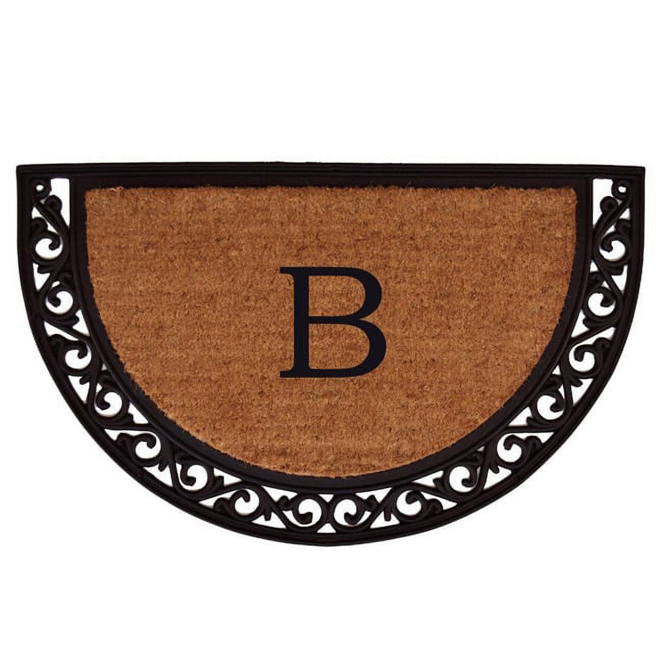 Calloway Mills Ornate Scroll Monogram Outdoor Doormat 2' x 3' (Letter F)