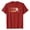 Red, variant on Men's Retro Fencer Graphic T-Shirt, Vintage Stripes Casual Short Sleeve Tee, Sports Crew Neck Top Blue XL