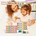 thumbnail image 6 of Easter Egg Mahjong Puzzle Game, 65 Pcs Bunny Themed Tiles, 24mm Tabletop Matching Game for Adults & Family, Holiday Party Activity & Gift, 6 of 6