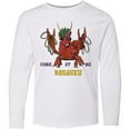 thumbnail image 3 of Inktastic Mardi Gras Come at Me Breaux Crayfish Long Sleeve Youth T-Shirt, 3 of 5