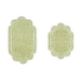 thumbnail image 4 of Home Weavers Allure Collection 100% Cotton Non-Slip Bathroom Rug Set Machine Washable Bathroom Rug-17"x24", Bath Rug- 21"x34", Green Color 2 Piece Bath Rug set, 4 of 9
