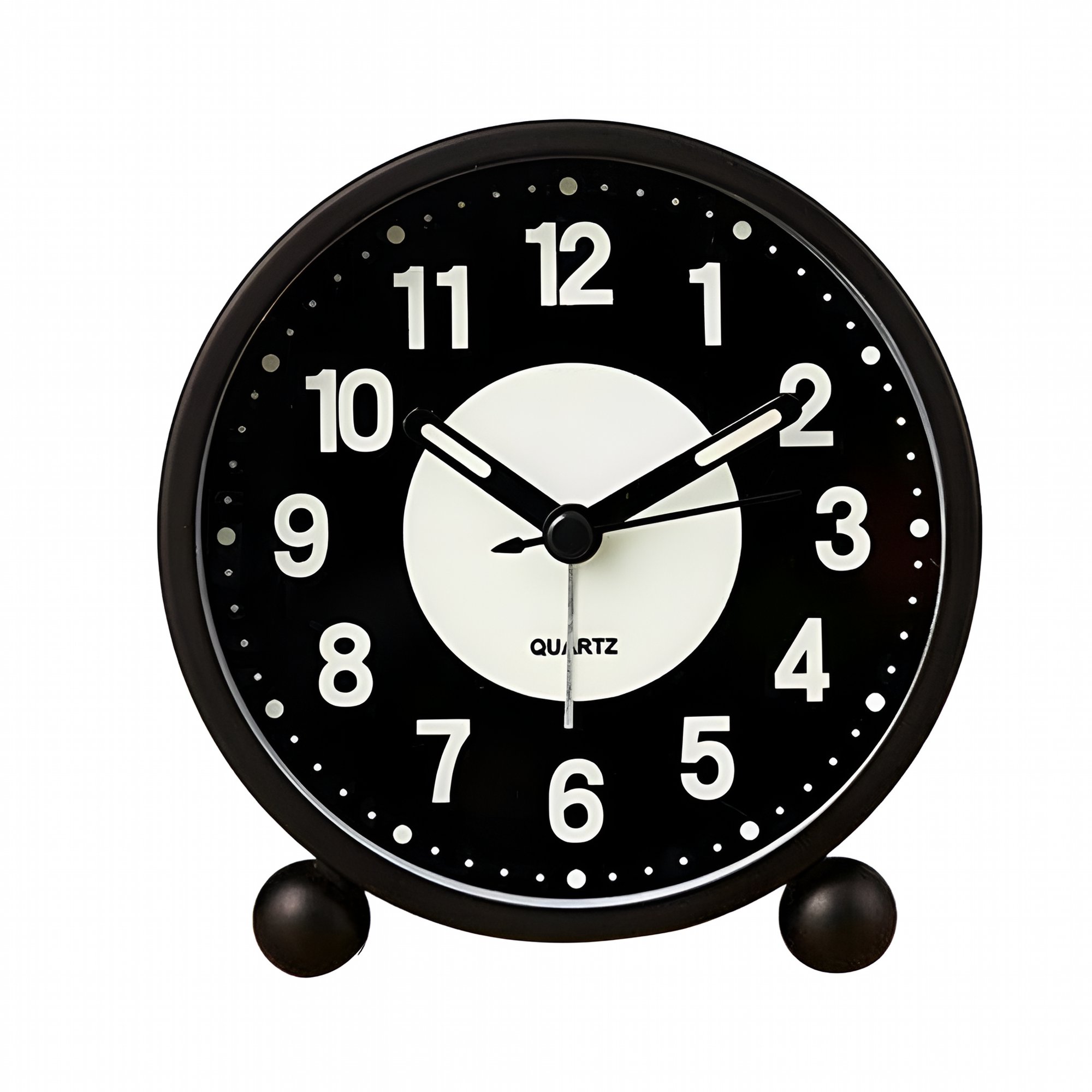 HIBIBUD High-Quality Bedside Glow-in-the-Dark Alarm Clock,Non-Ticking Bedroom Decor