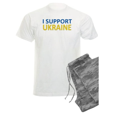 

CafePress - I Support Ukraine Pajamas - Men s Light Pajamas