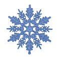 thumbnail image 1 of 48 piezas Copo de nieve Decoración navideña Decoraciones para árboles de Navidad Lugar Programa Colgante Wmkox8yii gf6170, 1 of 1