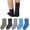 Unisex_5pk, variant on Baby Thermal Socks Toddler Boys/Girls Thick Warm Crew Socks with Grips Brushing Inside 5/6 Pack