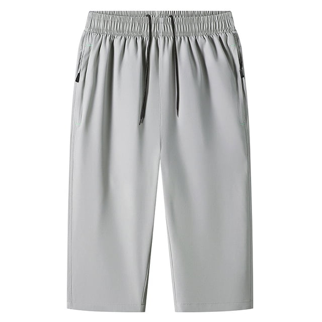 Ramiter Shorts Hommes Shorts Hommes Randonnée Shorts Cargo Rapides Shorts de Travail Légers Gris,3TG