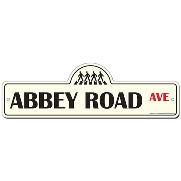 SignMission P-618 Abbey Road 18 x 6 in. Abbey Road Street Sign