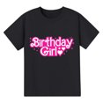 thumbnail image 5 of WMQPNNS Girls Summer Shirts Kids T Shirts Size 14-16 Fashion Short Sleeve Tops Crewneck Cotton T Shirt Printed Basic Blouse Shirt Printed Tops(Size 1-2 Years, Black), 5 of 6