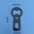 thumbnail image 3 of Bottle Opener With Lanyard, Portable Seat Metal Bottle Opener For Bartenders, Bars, Kitchens, Outdoor, Restaurants, 3 of 5