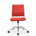 thumbnail image 6 of Modway Jive Armless Midback Leatherette Office Chair, Multiple Colors, 6 of 10