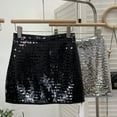 thumbnail image 4 of Sparkly Sequin High Waisted Skinny A Line Skirt Hottie Booty Wrap Womens Skirts Long Hangers for Skirts Floor Length Skirt Maternity Skirt Poodle Skirts Floral Skirt Skirt Plaid Adult Skirts for Women, 4 of 7