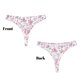 thumbnail image 3 of Fotbe Rose Flowers Tanga Sin Costuras para Mujer con Estampado – Panties Invisibles, Transpirables y Cómodos para Uso Diario-Large, 3 of 6