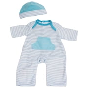 JC Toys Outfits with Matching Hat for Dolls 14-16 - Set of 4