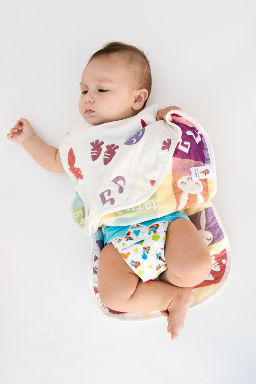 Small Newborn - 6 months 3/Pack KaWaii Baby Reversible Muslin Cotton Sleep Sacks