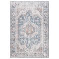 thumbnail image 2 of SAFAVIEH Baltimore Tamara Medallion Polyester Machine Washable Area Rug, Light Gray/Blue, 5'3" x 7'6", 2 of 12