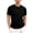 Black, variant on hoksml Big Kids' Quick-Dry Solid Color T-Shirt Summer Short Sleeve Round Neck Tennis Top Breathable Sport Tee for Boys Girls