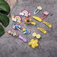 thumbnail image 4 of Mialoley Petites Filles Princesse Épingles à Cheveux, Doux Style Animal / Fleur Bangs Clip, 4 of 7
