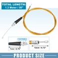 thumbnail image 4 of Unique Bargains Throttle Cable 50 Inch with Throttle Cable Ends for Mini Bike MB165 196cc 5.5hp for Mini Bike MB200 200cc 6.5hp, 4 of 7