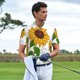 thumbnail image 3 of Balery Plump Sunflower And Sketch Camisa Polo de Hombre con Estampado, de Manga Corta y Tejido Medio, Camisa Tipo Golf Polo-Medium, 3 of 6