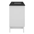 thumbnail image 2 of Modway Isle 48" Bathroom Vanity Cabinet in White Black, 2 of 11