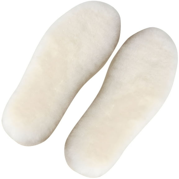 TELOLY 1 Pair Fleece Shoe Insoles Warm Fleece Insoles Boots Shoe Pads Winter Shoe Supply