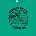 thumbnail image 4 of Inktastic Summer Vacation Mode Sandbridge Beach Virginia Boys or Girls Baby T-Shirt, 4 of 5