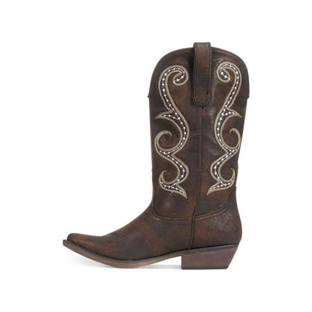 American Rag Womens Dawnn Leather Pointed Toe Mid-Calf Cowboy (Best American Cowboy Boots)