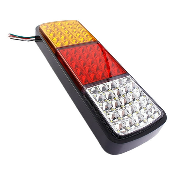 Raindrops Reliable Led Truck Tail Lights For Trailers And Boats High Brightness Brake Reverse Lights Stop Rear Flash Lamp Suitable For Utvs And Rvs