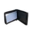 thumbnail image 3 of Empire Cove VIP Classic Genuine Leather Slim Bifold Wallets Zippered Flip Up ID Black, 3 of 5