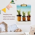 thumbnail image 6 of FMSHPON Pineapple Beach Sunglasses Clipboard Hardboard Wood Nursing Clip Board and Pull for Standard A4 Letter 13x9 inches, 6 of 7