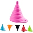 thumbnail image 3 of Bearachild Embudo de cocina de silicona plegable pequeño de silicona plegable práctico Cocina y Comedor negro, 3 of 6