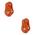 thumbnail image 1 of Greeniant Polea lateral fija Cojinete de bolas de servicio pesado Equipo de equipo de escalada Hardware Naranja 2piezas Greeniant CBP352490, 1 of 5